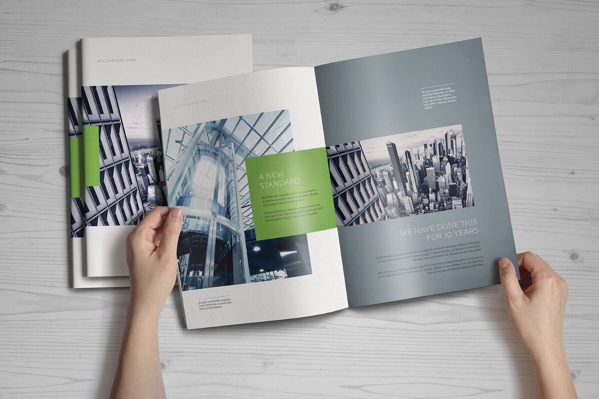 A4 Brochure - Catalog Mockup