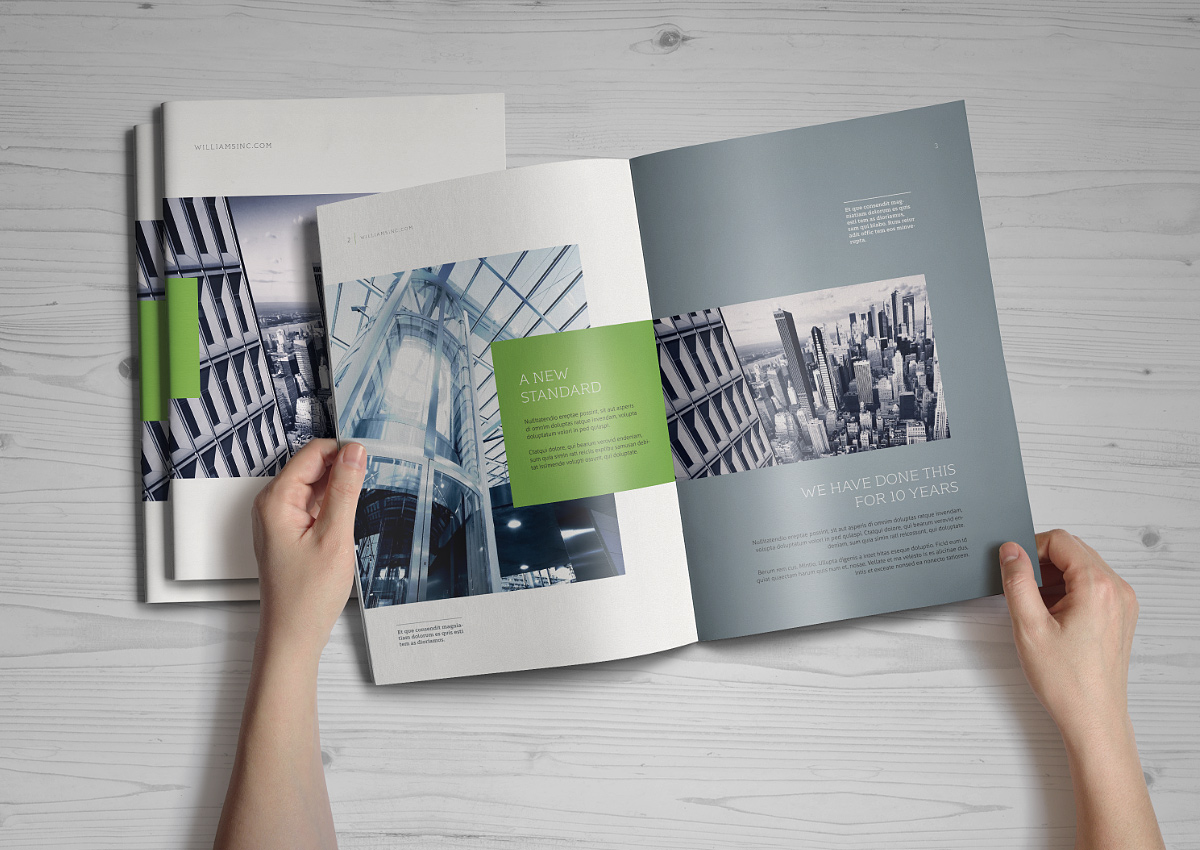 A4 Brochure - Catalog Mockup