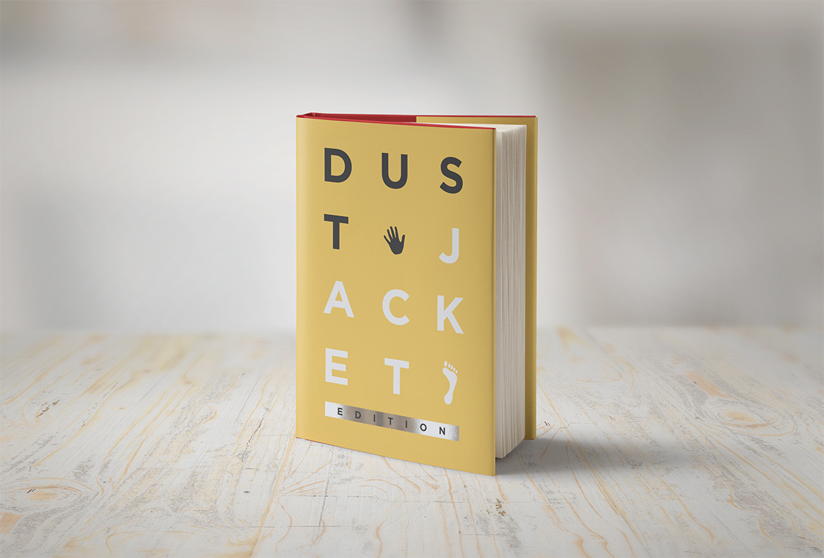 Book Mockup Dust Jacket