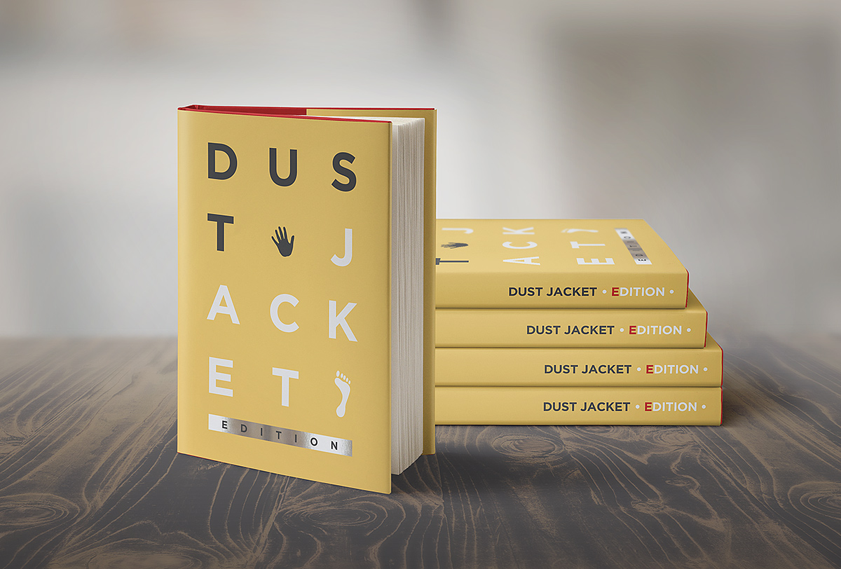 Book Mockup Dust Jacket