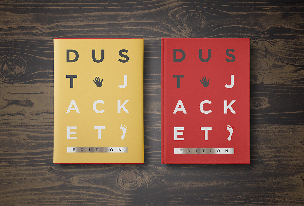 Book Mockup Dust Jacket