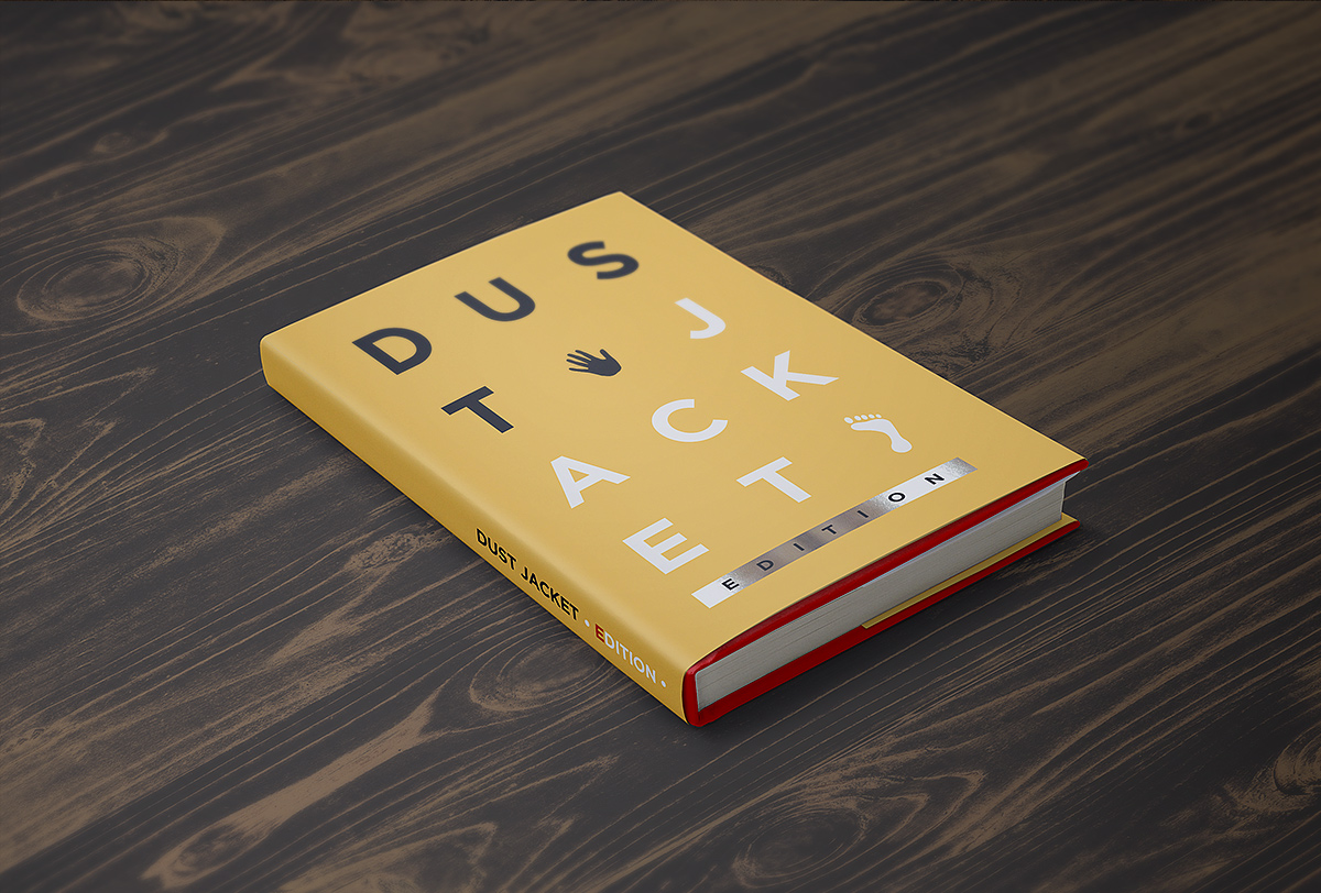 Book Mockup Dust Jacket