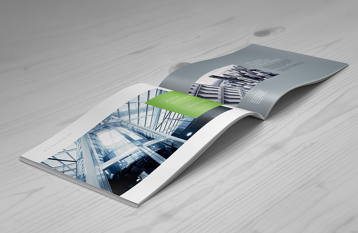 Landscape brochure mockup