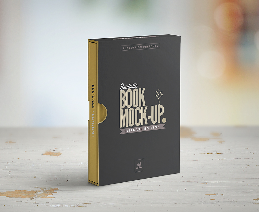 Book Mockup Slipcase Edition