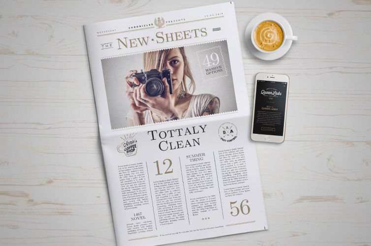 Newspaper Mock-Up – 4