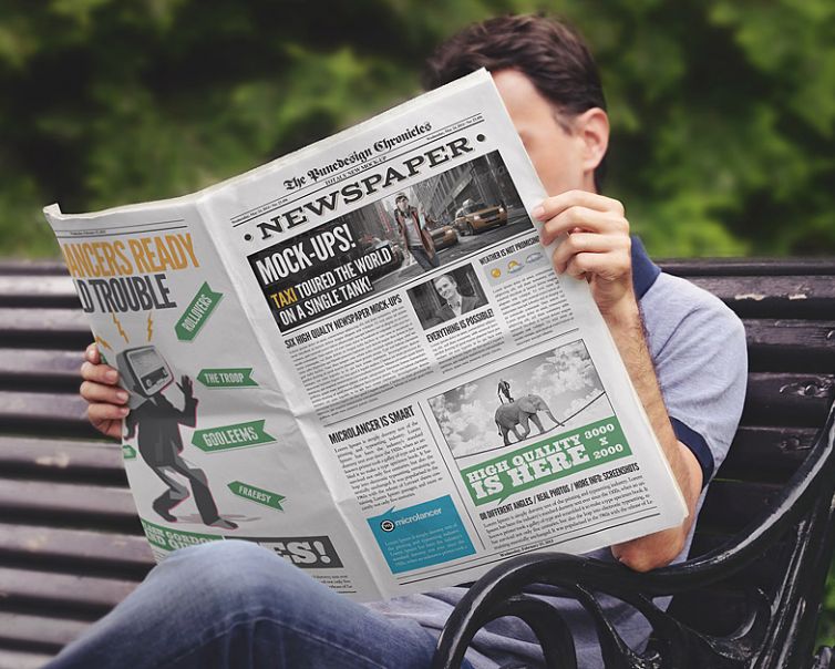 Newspaper Mock-Up – 3