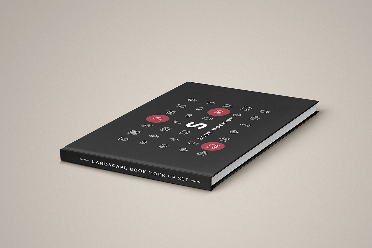 Landscape Book Mock-up