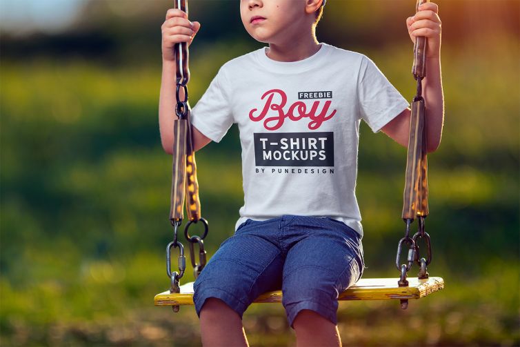 Boy T-Shirt Mock-Up