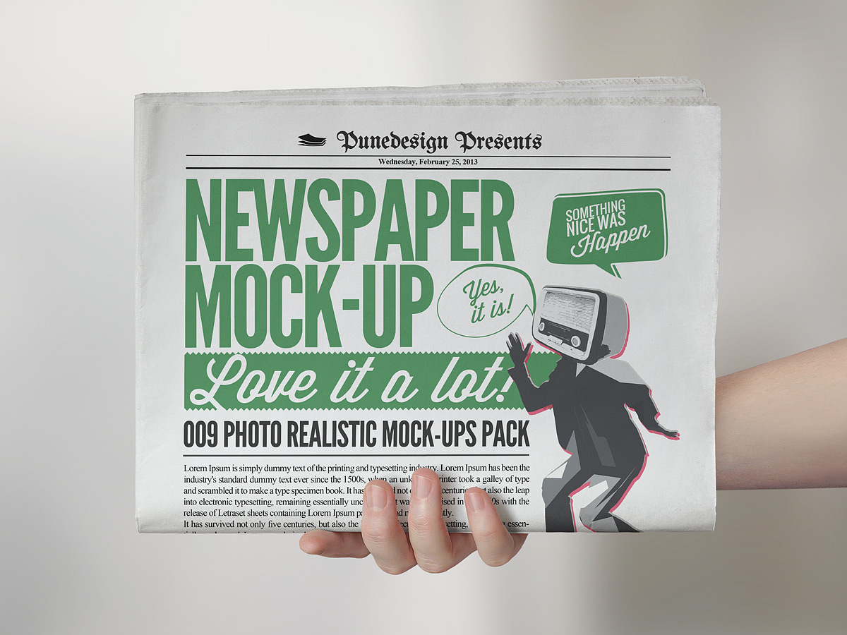 Newspaper Mockup